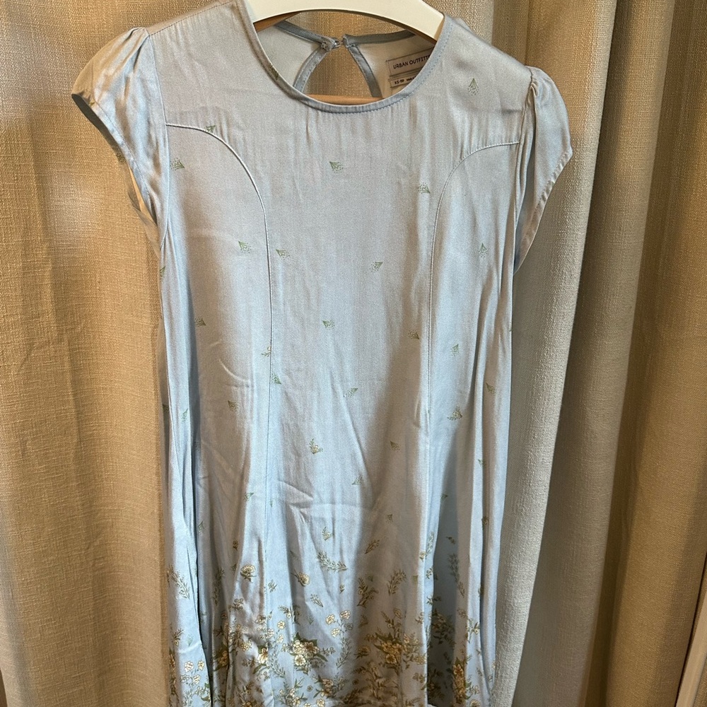 Light Blue Floral Dress